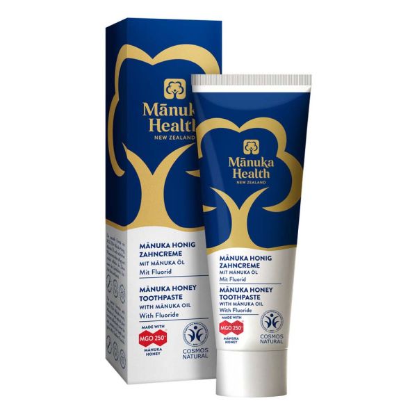 Manukahonig Zahncreme - MGO 250+ mit Fluorid 75ml