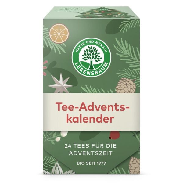 Tee-Adventskalender 2024 - 24 Teebeutel 42,5g