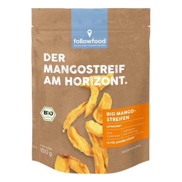 Mangostreifen - getrocknet 150g