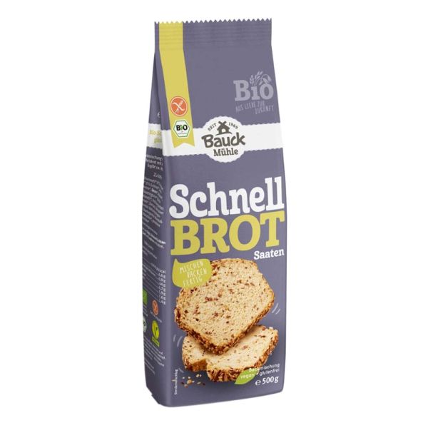 BrotBackmischung - Schnellbrot Saaten 500g