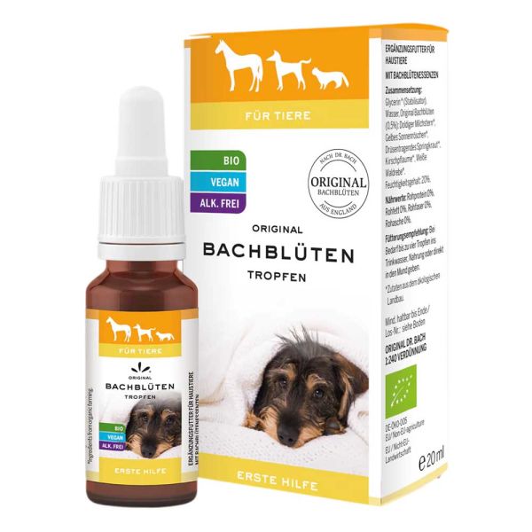 Bachblüten Tiertropfen - Erste Hilfe 20ml