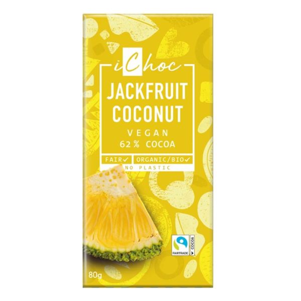 Tafelschokolade - Jackfruit Coconut vegan 80g