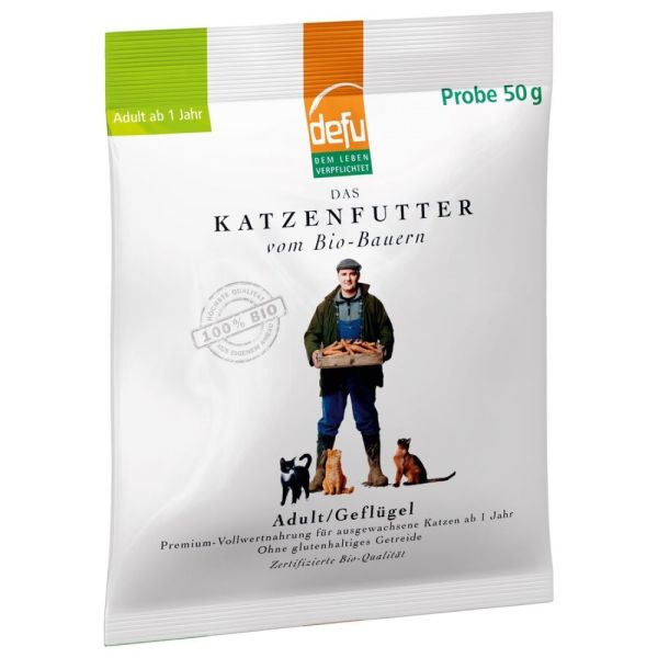 Katze Trockenfutter - Adult/Geflügel 50g