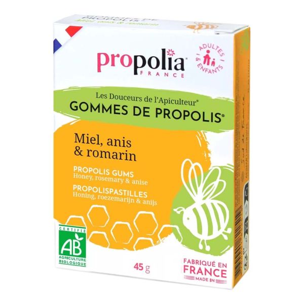 Propolis - Gummibonbons Honig-Anis-Rosmarin