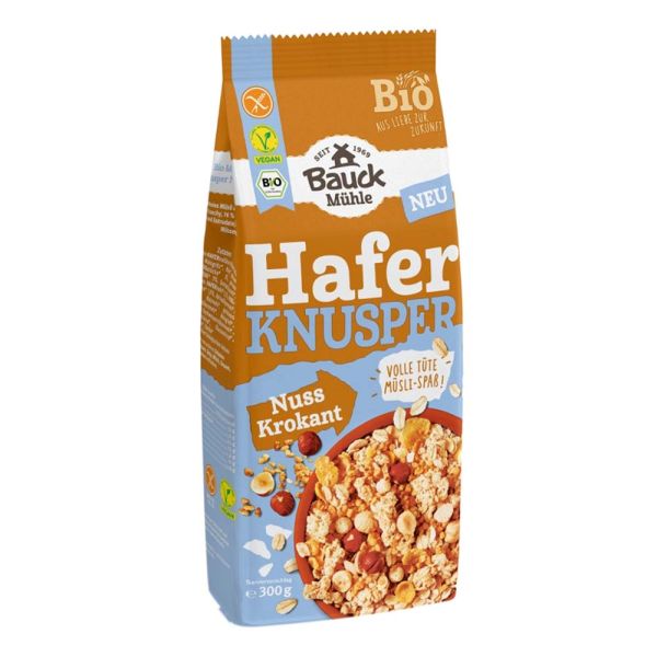 Hafer Knusper Müsli - Nuss Krokant 300g