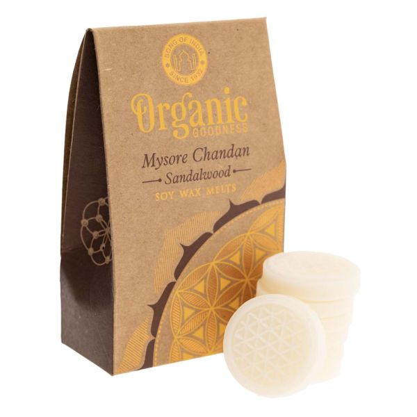 Organic Goodness Sojawaschs Melts - Sandalwood|Mysore Chandan 40g