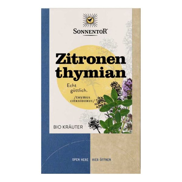 Zitronenthymian Kräutertee - 18 Doppelkammerbeutel 18g