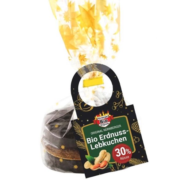 Original Nürnberger Erdnuss Lebkuchen - 2 Sorten 3Stk. 255g