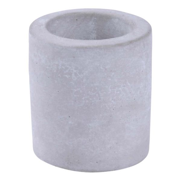 2in1 Kerzenhalter Stone - 65x60mm grau