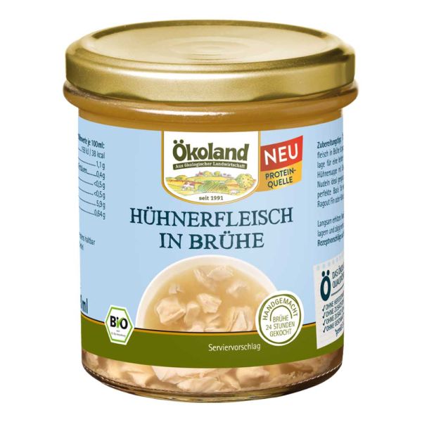 Hühnerfleisch in Brühe 320ml