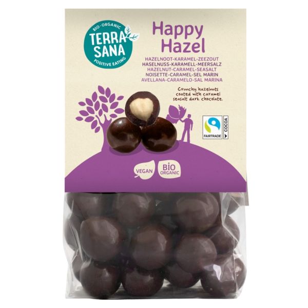 Happy Hazel - Schoko-Haselnuss-Karamell-Meersalz 140g