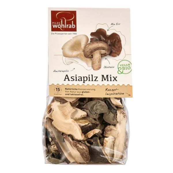 Asiapilz Mix getrocknet 30g