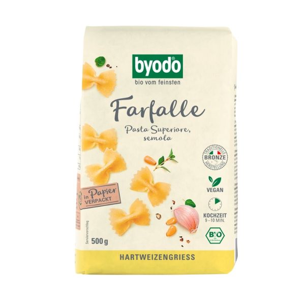 Pasta - Farfalle superiore, semola 500g