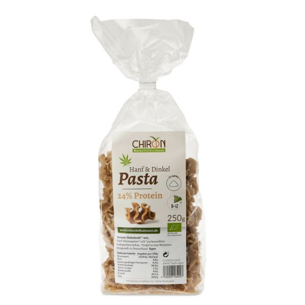 Hanf-Dinkel Pasta - Protein Koralle