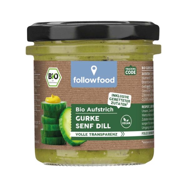 Bio-Aufstrich - Gurke Senf &amp; Dill 135g