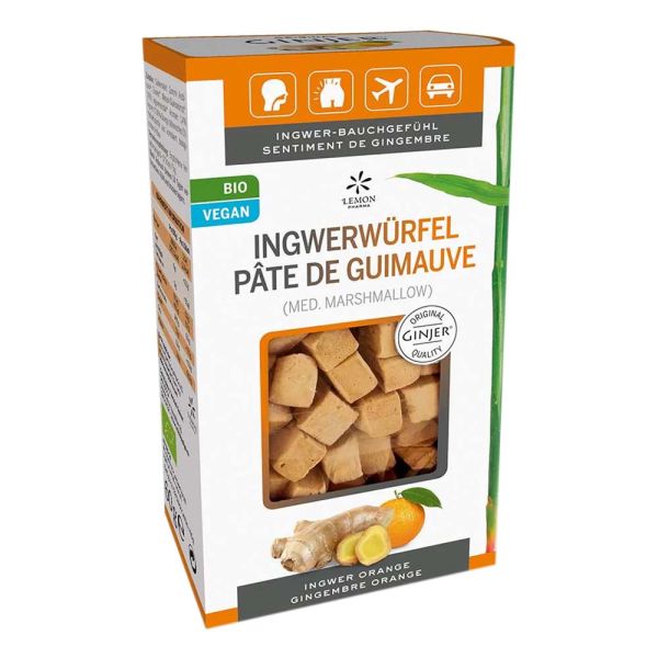 Ginjer Ingwerwürfel - Orange 60g