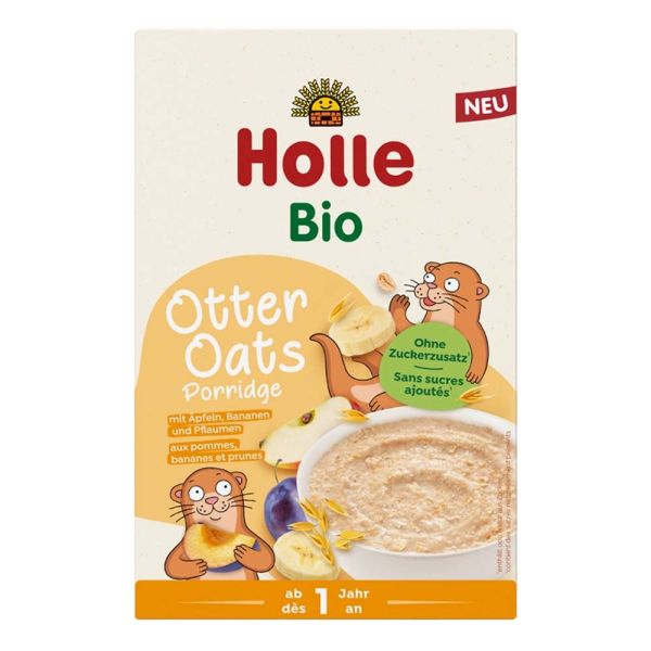 Bio-Porridge - Otter Oats mit Äpfeln, Bananen &amp; Pflaumen 200g