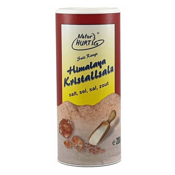 Salt Range Himalaya Kristallsalz - Fein Streudose 200g