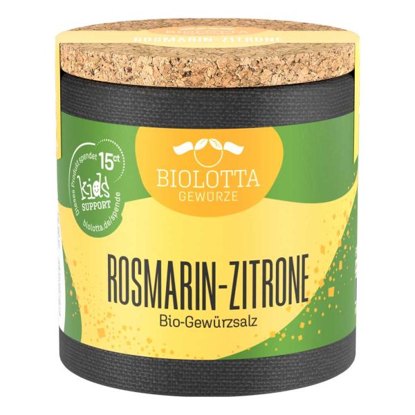 Gewürzsalz - Rosmarin-Zitrone Korkdose 55g