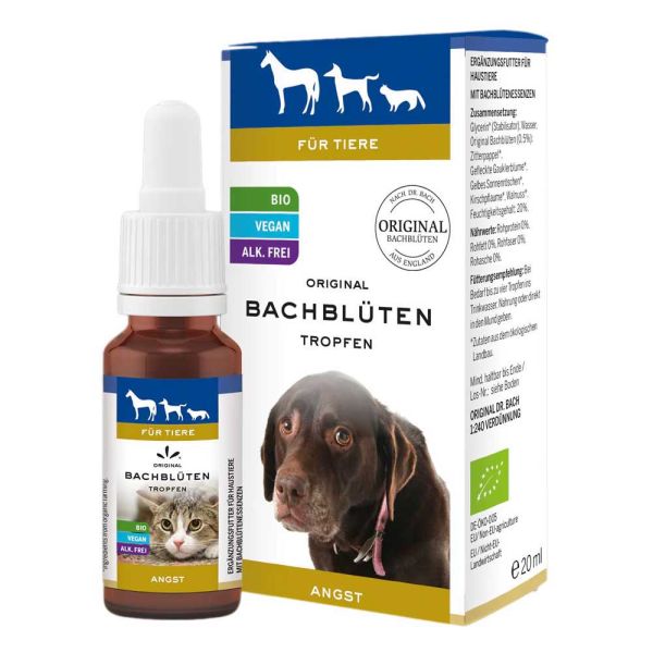 Bachblüten Tiertropfen - Angst 20ml