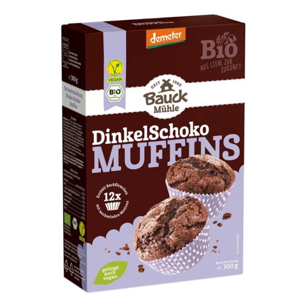 Backmischung - Muffins DinkelSchoko 300g