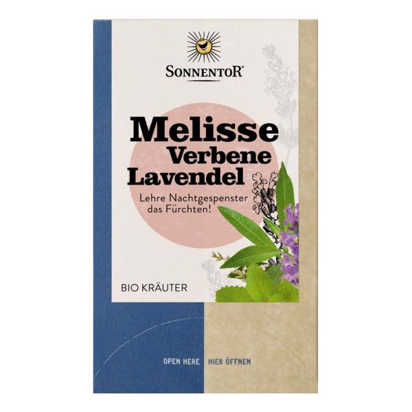 Melisse-Verbene-Lavendel Kräutertee - 18 Doppelkammerbeutel 23,4g