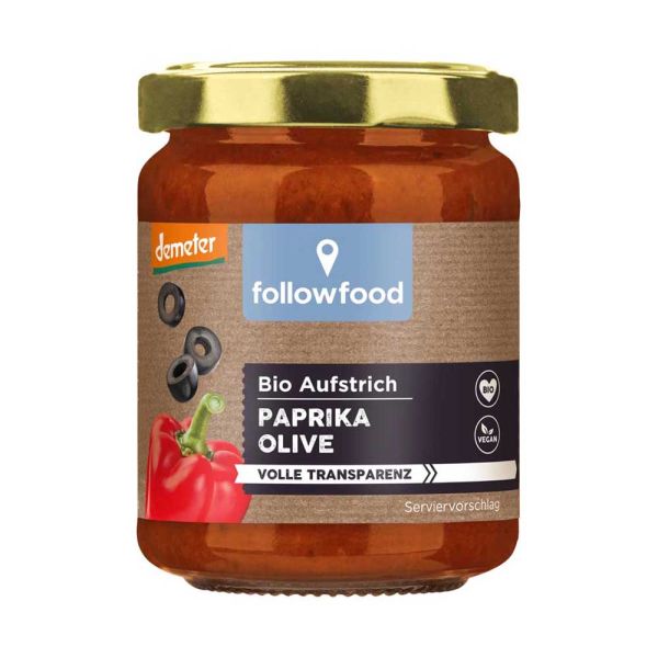 Bio Aufstrich - Paprika Olive demeter 120g