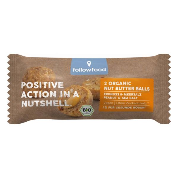 Nut Butter Balls - Erdnuss &amp; Meersalz 40g