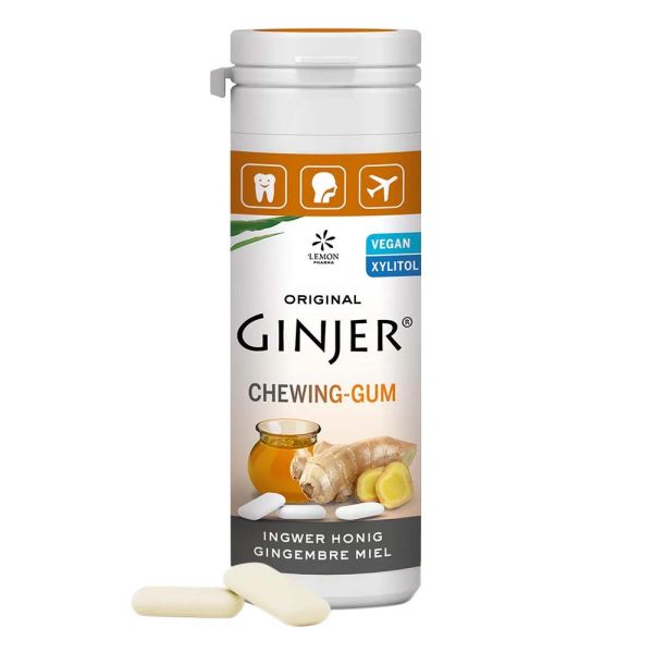 Ginjer Ingwer Kaugummi - Honig 30g