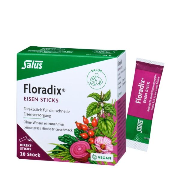 Kräuterblut - Floradix Eisen Sticks 20Stk. 43g