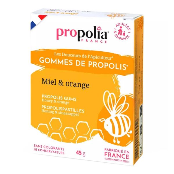 Propolis - Gummibonbons Honig-Orange