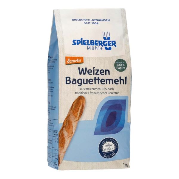 Weizen - Baguettemehl demeter 1kg