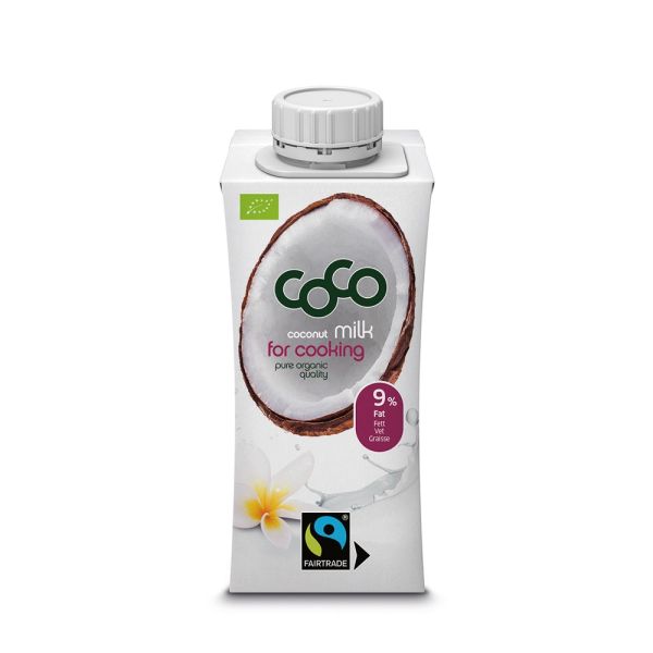 CoCo Coconut Milk - for Cooking 9% Fett 200ml