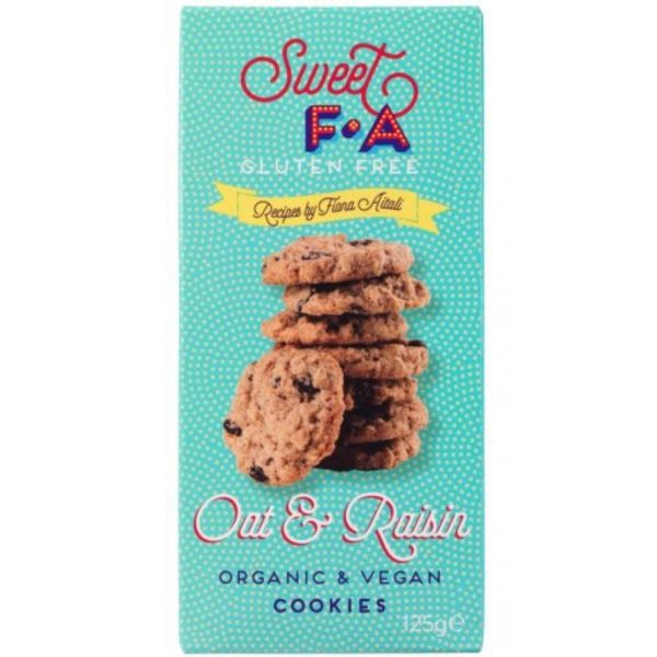 Vegan Cookies - Oat &amp; Raisin 125g