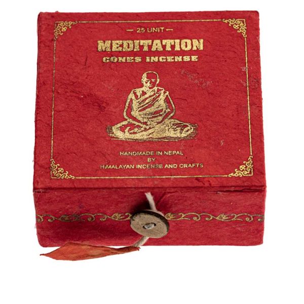 Holy Smokes - Räucherkegel Meditation in roter Box