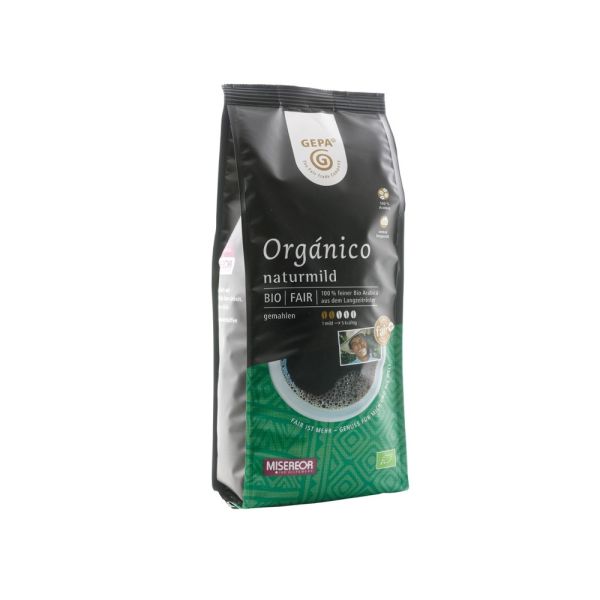 Café Orgánico - Arabica Kaffee naturmild gemahlen Softpack 500g