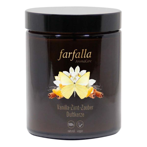 Aroma-Duftkerze - Vanilla-Zimt-Zauber 160g