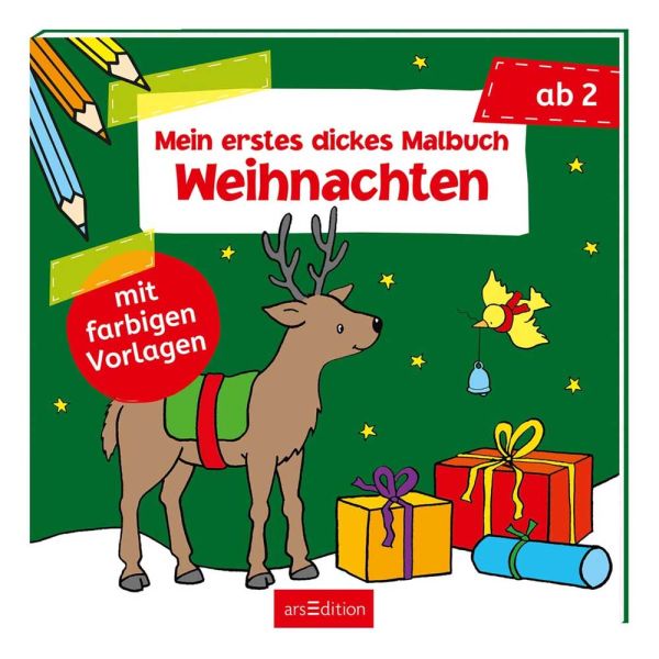 Mein erstes - dickes Malbuch Weihnachten