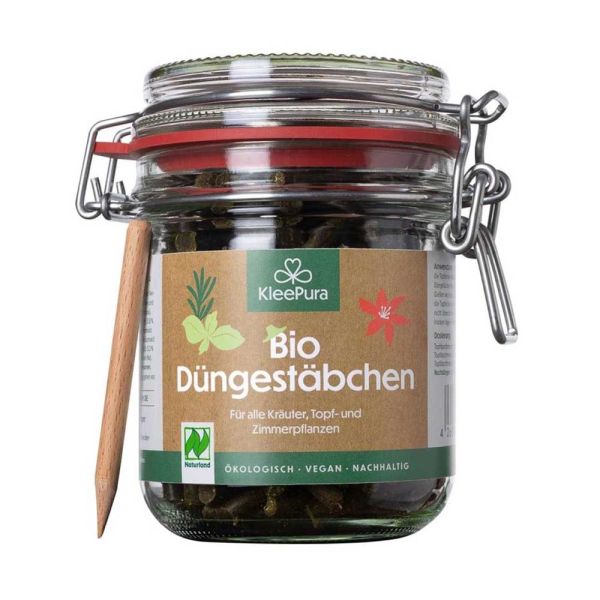 Bio Düngestäbchen im Glas 200g