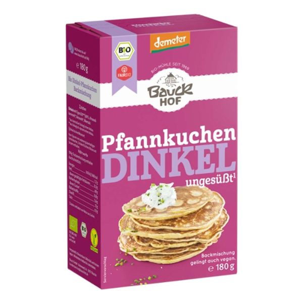 Dessert-Mix - Dinkel Pfannkuchen ungesüßt 180g