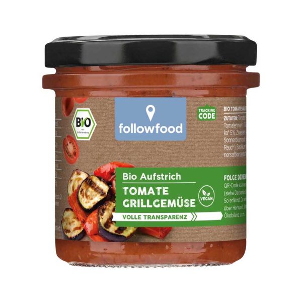 Bio-Aufstrich - Tomate &amp; Grillgemüse 135g