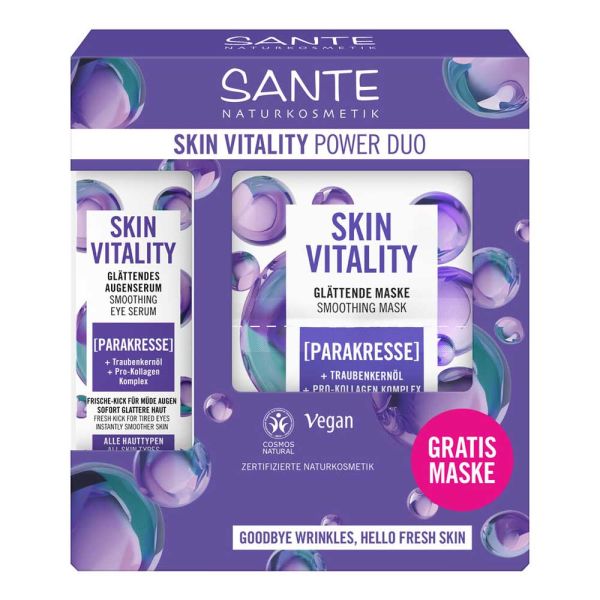 Skin Vitality Parakresse - Geschenkset Augenserum + Maske