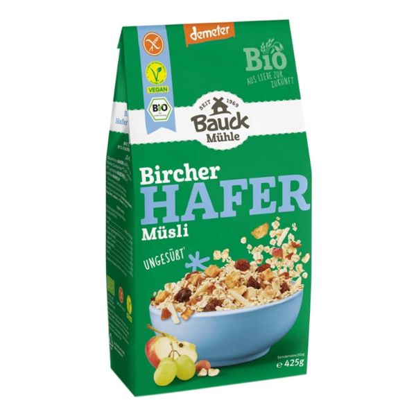 Hafer Müsli - Bircher ungesüßt 425g